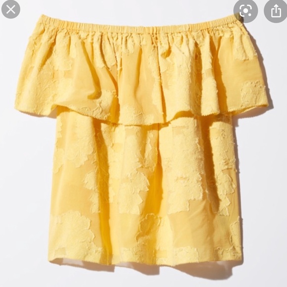 Aritzia Wilfred Promener Yellow Floral - Picture 1 of 4